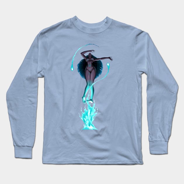 conceptual restoration mysteries illustration Long Sleeve T-Shirt by Mako Design 